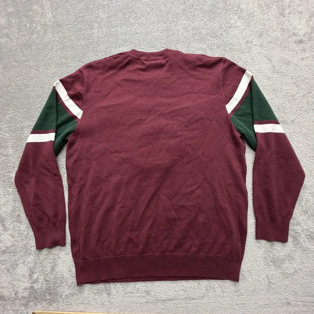 Aeropostale Sweater Mens Large Red Woodstock‎ Peanuts Graphic Pullover Crewneck